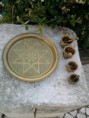 Prato de esmola e almofarizes